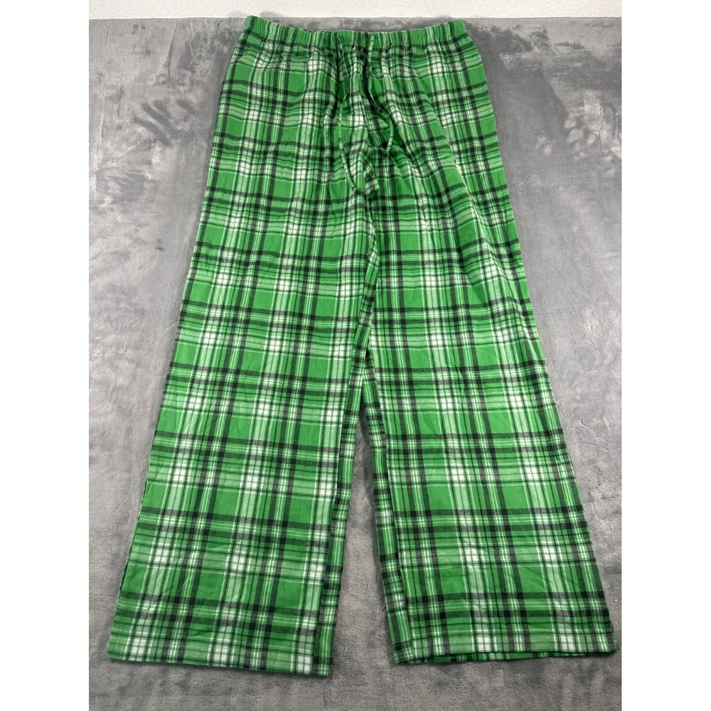 Vinyl Icons Green Plaid Pajama Pants Mens XL St Patricks Day Lounge Sleepwear